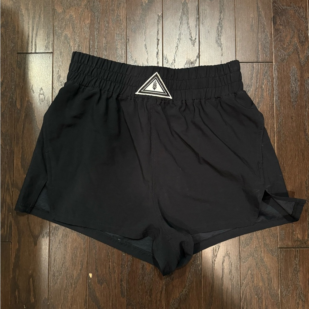 Free People Movement black shorts
